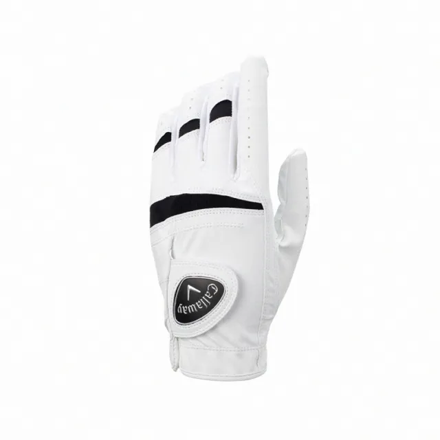 【Callaway 卡拉威】男士 高爾夫球手套 左手單支 白色 ALL WEATHER GLOVE