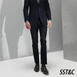 【SST&C 最後65折】藏青細格紋修身西裝褲0212206001