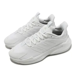 【adidas 愛迪達】慢跑鞋 Alphaedge+ 白 全白 女鞋 緩震 Bounce 多功能 運動鞋 愛迪達(IF7285)