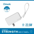 【amuok】5000mAh 22.5W Type-C 插頭二合一 行動電源/移動電源(自帶線)