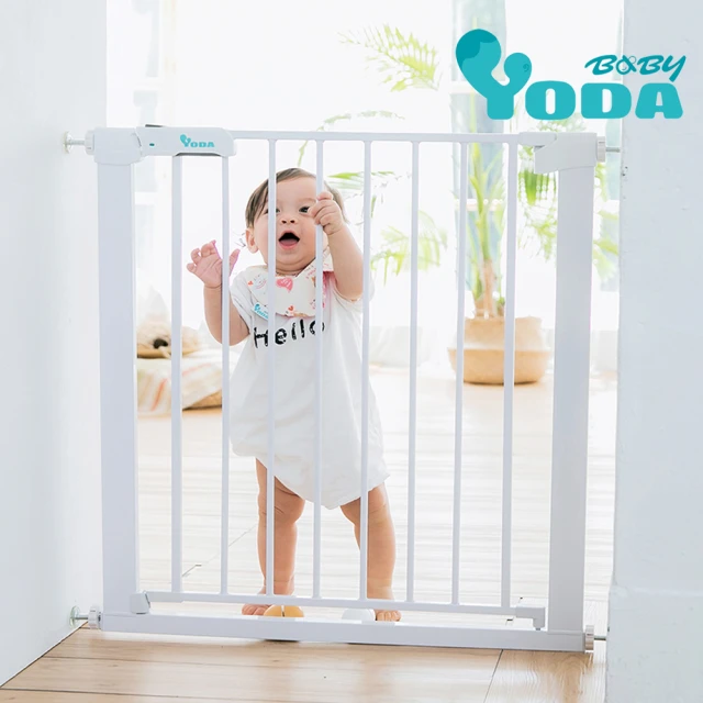【YODA】第二代雙向自動關門安全防護兒童門欄 檢驗R37464(嬰兒 兒童 安全 門欄 柵欄 圍欄)