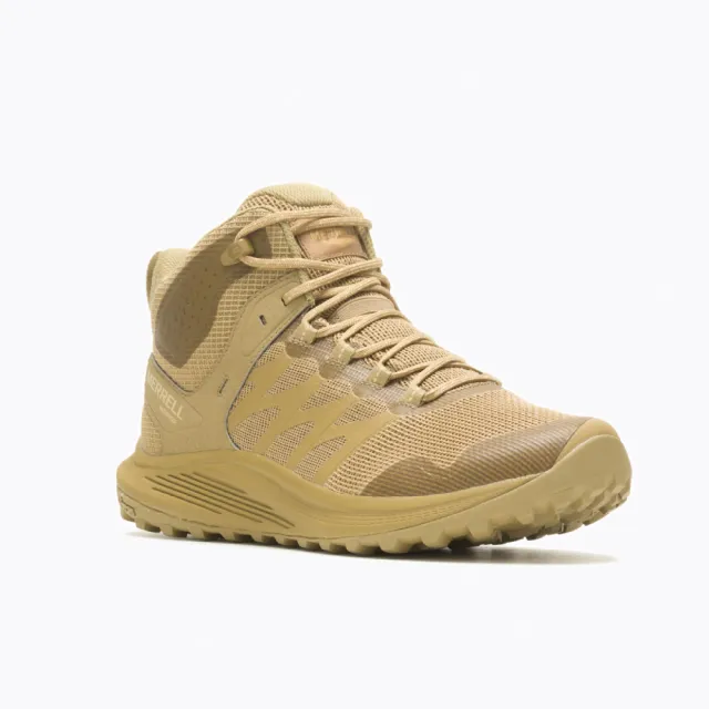 【MERRELL】NOVA 3 TACTICAL MID WP 防水型中筒戰術戶外運動鞋 卡其 男(ML005051)