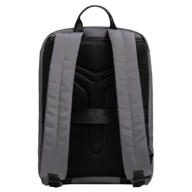 【Automobili Lamborghini】雙11 藍寶堅尼 義大利頂級後背包 0452T(灰色)
