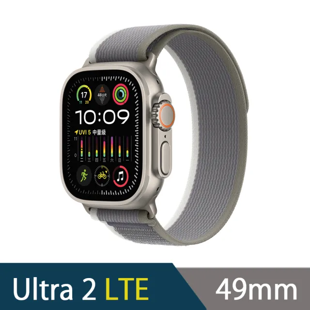 Apple】Apple Watch Ultra 2 LTE 49mm(鈦金屬錶殼搭配越野錶帶) - momo