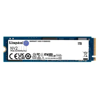 【Kingston 金士頓】NV2 1TB Gen4 M.2 PCIe SSD(含安裝)