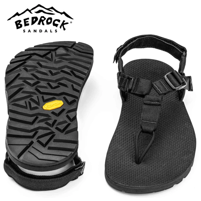【BEDROCK】Cairn Adventure Sandals 戶外運動涼鞋 黑色(越野戶外涼鞋 中性款 美國製)
