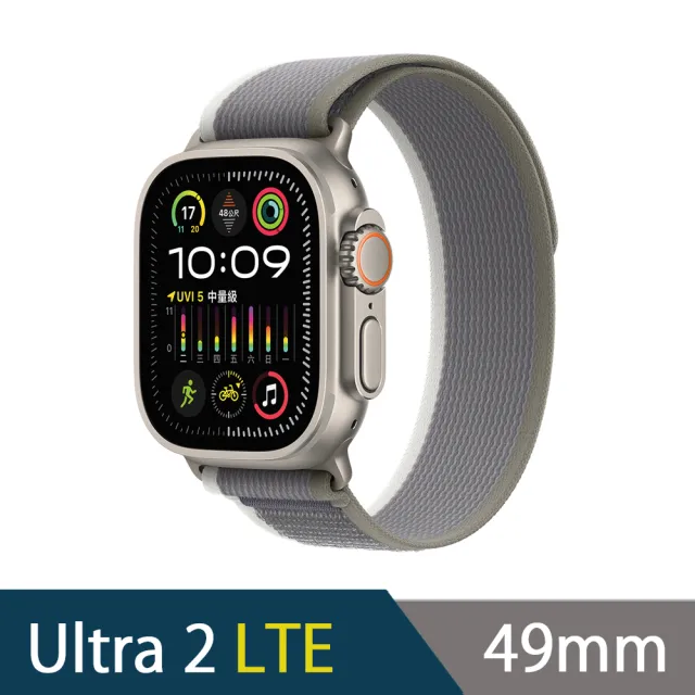 充電全配組【Apple】Apple Watch Ultra2 LTE 49mm(鈦金屬錶殼搭配越野錶帶)