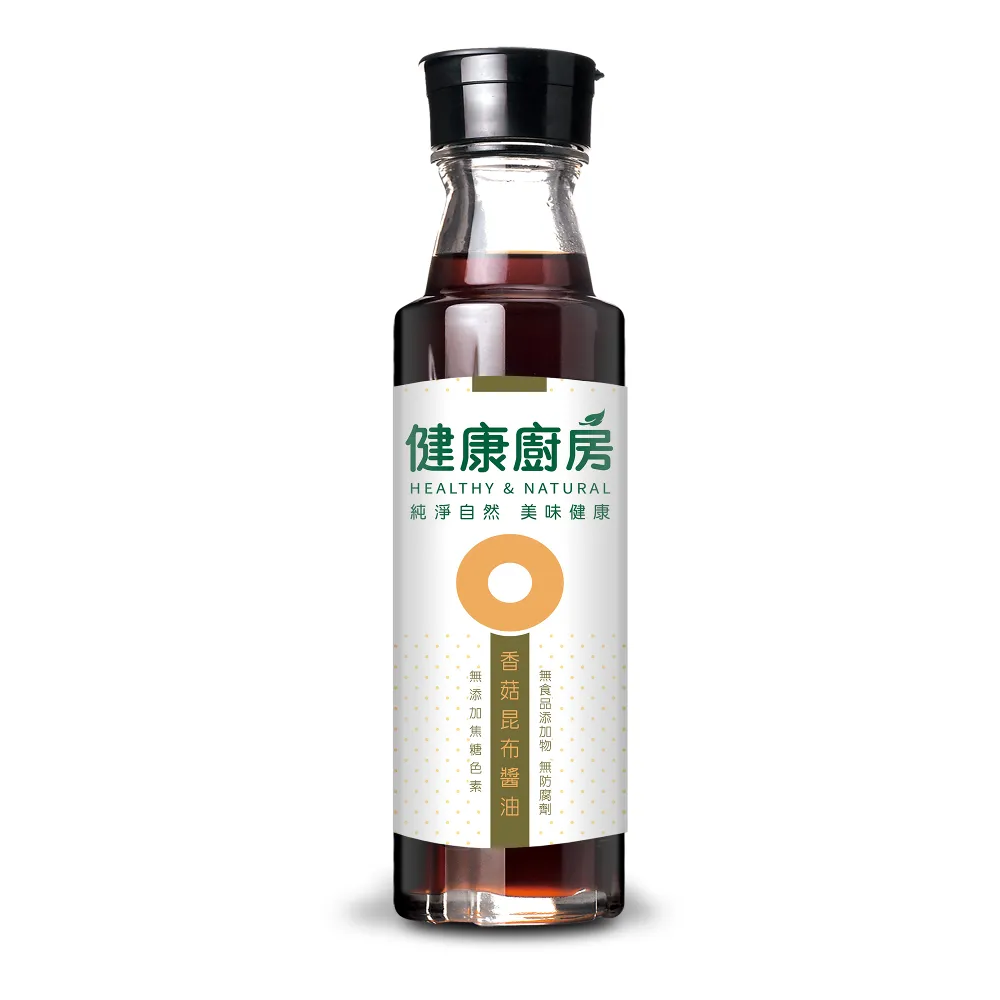 【健康廚房】香菇昆布醬油(300ml)