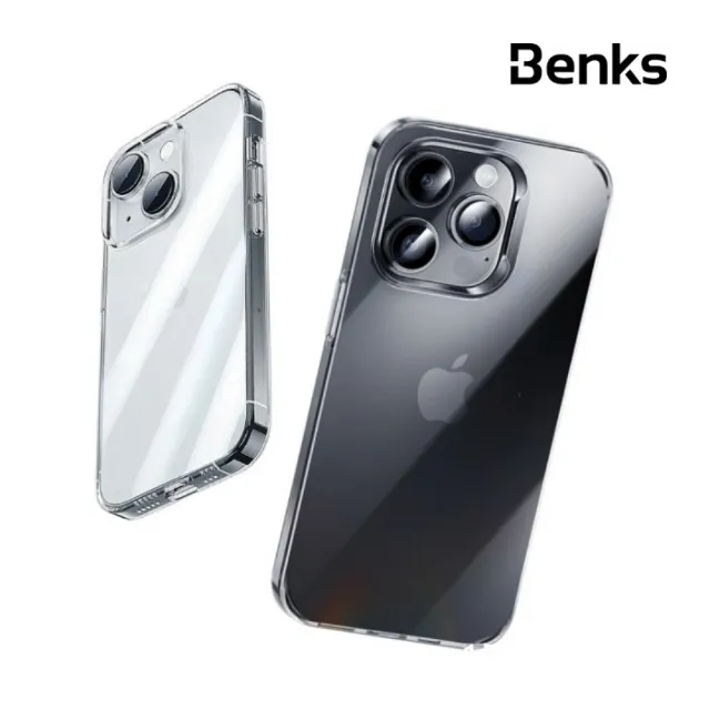 【Benks】iPhone 15/14/13/Pro/Pro Max/Plus 透明保護手機殼