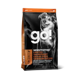 【Go!】低致敏鹿肉22磅 狗狗低敏系列 單一肉無穀天然糧(狗糧 狗飼料 關節保健 寵物食品)