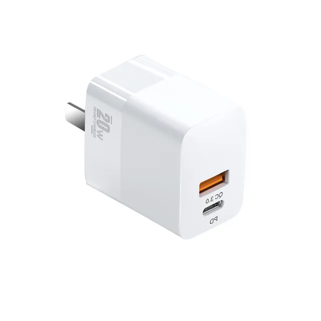 【ANTIAN】20W 雙孔PD快充充電器 PD/QC3.0 蘋果折疊充電頭 iphone 豆腐頭 旅充(iPhone15/14/13/12)