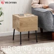 【IRIS】HIROBIRO系列木質簡易時尚高腳邊桌 IWST-300(邊桌 移動式桌子 移動邊桌 附抽屜)