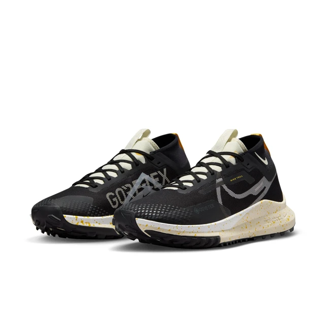 NIKE 耐吉 慢跑鞋 男鞋 運動鞋 緩震 防潑水 REACT PEGASUS TRAIL 4 GTX 黑 DJ7926-005