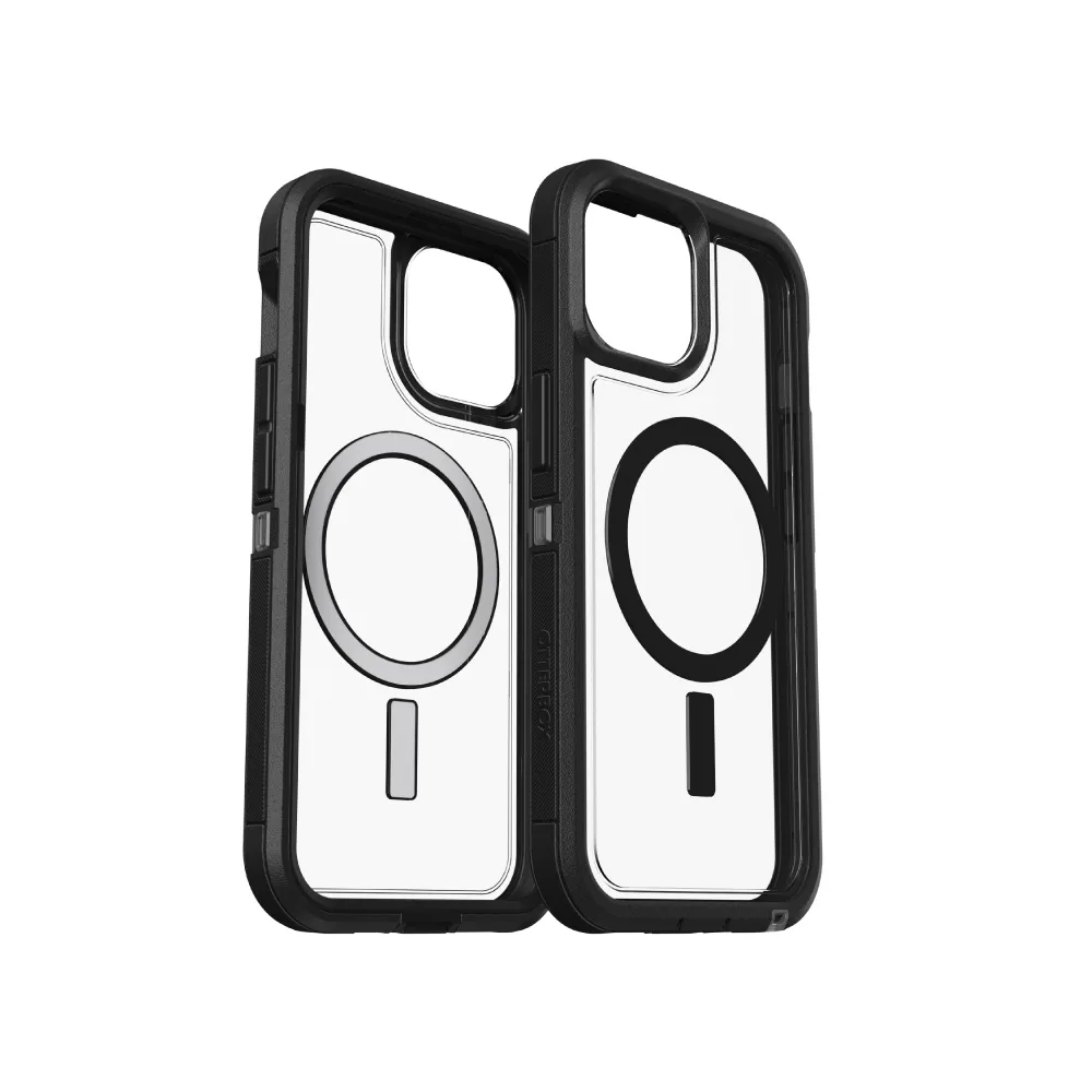 【OtterBox】iPhone 15 6.1吋 Defender XT 防禦者系列保護殼(黑透)