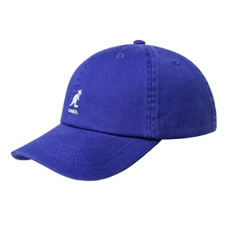 【KANGOL】WASHED 棒球帽(寶藍色)