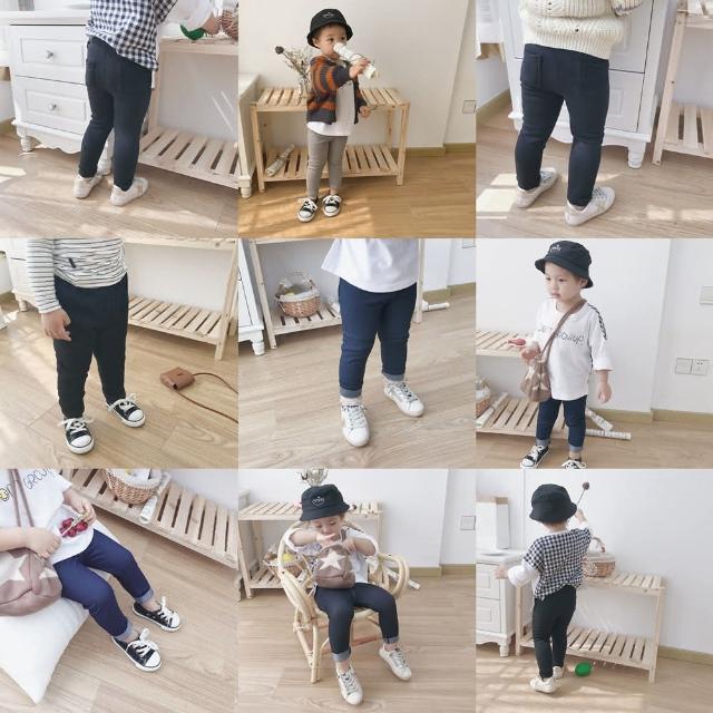 【安朵童舖】 薄款仿牛仔褲加絨打底褲嬰兒兒童幼兒打底褲男女寶寶褲子長褲 011 049 