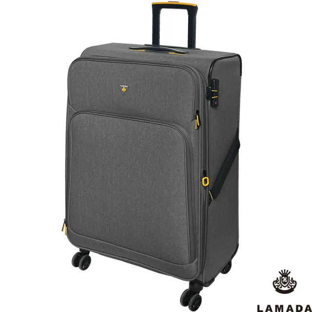 【LAMADA】28吋 限量款輕量都會系列布面旅行箱/行李箱/布箱(3色可選)