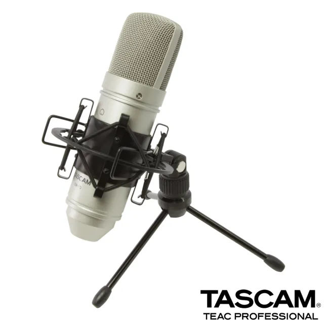 【TASCAM】TM-80 電容式麥克風-黑色/銀色(公司貨)