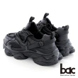 【bac】厚底霧感老爹鞋(黑色)