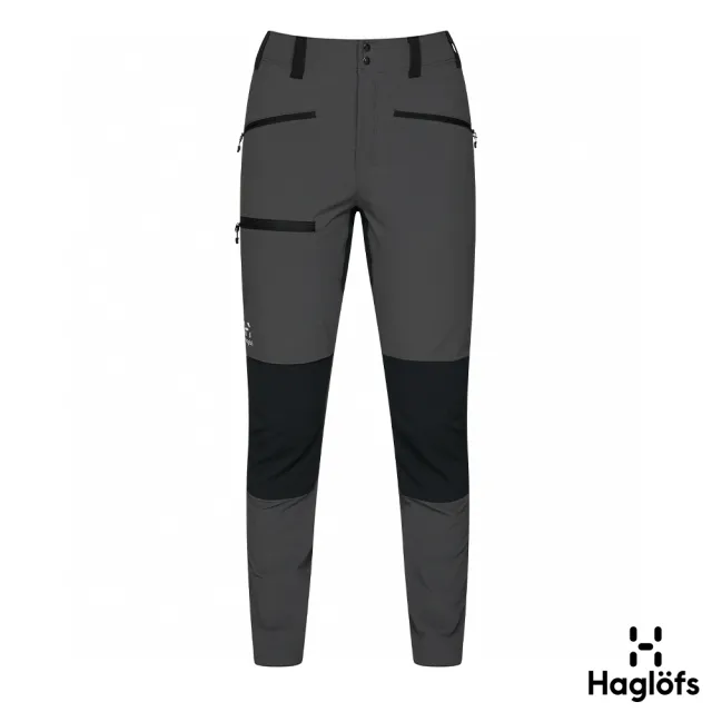 【Haglofs】女 Mid Slim 快乾長褲(磁鐵/黑)