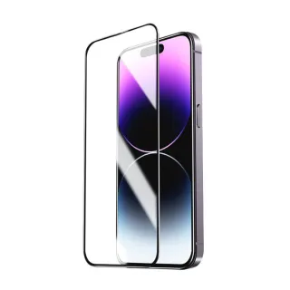 【穿山盾】iPhone 15 Plus 升級10D高透全滿版鋼化玻璃保護貼