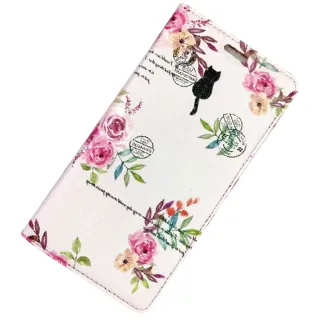 【HongXin】iPhone 15 Plus 6.7吋 粉貓 隱形磁力皮套 手機殼