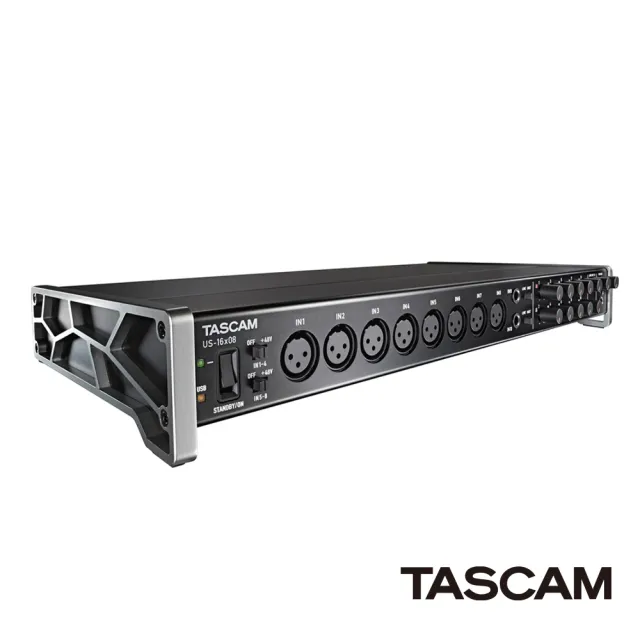 【TASCAM】US-16x08 USB錄音介面 8個XLR/TRS(公司貨)