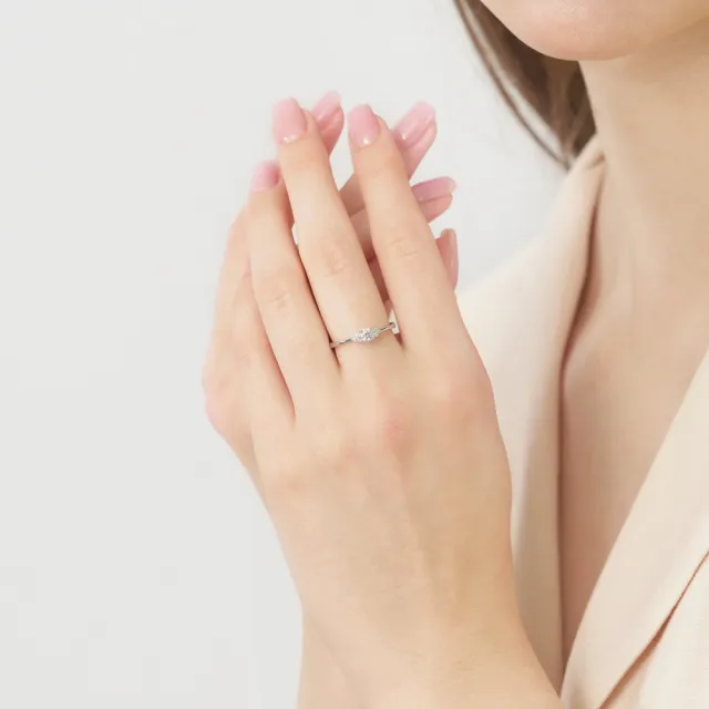 【PROMESSA】21分 18K金 同心系列 鑽石戒指 / 求婚戒(港圍11)