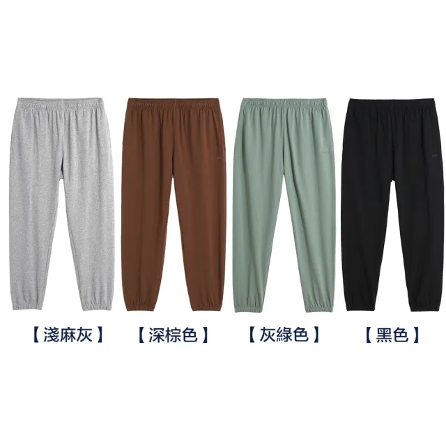 【GAP】男裝 Logo寬鬆運動束口棉褲 厚磅密織水洗棉系列-多色可選(598731)