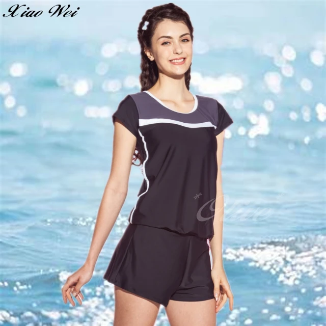 小薇的店小薇的店 泳之美品牌時尚二件式短袖泳裝(NO.289308)