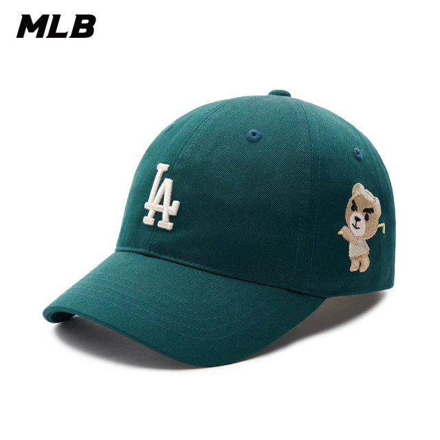 MLB FLEECE可調式軟頂棒球帽 MONOGRAM系列 