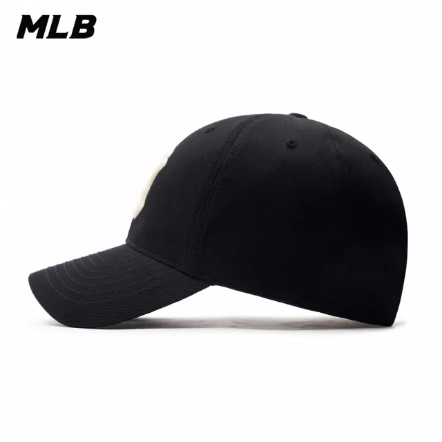 【MLB】N-COVER可調式軟頂棒球帽 Varsity系列 紐約洋基隊(3ACPV043N-50BKS)