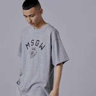 【Munsingwear】企鵝牌 男款灰色復古風格圓領T-Shirt MGPP2C52
