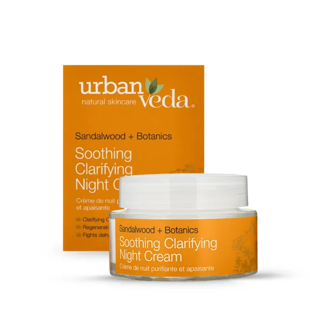 【寶草園】城市吠陀 檀香舒緩修護晚霜50ml(URBAN VEDA/保濕面霜/乳霜/精華霜)