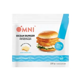 【Omni】植物製 新魚堡225g(植物高蛋白 純素 Vegan  素食炸魚堡)