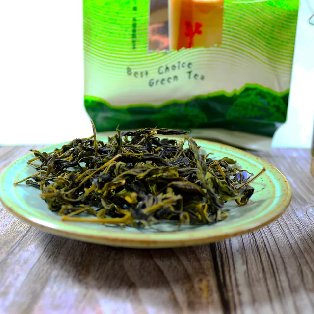 【龍源茶品】台灣碧螺春綠茶手採高山茶葉(100g/袋;嚴選杉林溪高山茶種;甘甜清香台灣綠茶)