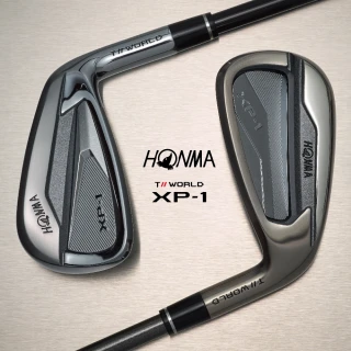 【HONMA 本間高爾夫】左手美規 T//WORLD XP-1 男仕高爾夫套組(低重心易起球超強遠距4木+7鐵)