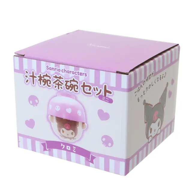 【SANRIO 三麗鷗】迷你湯碗飯碗組 茶碗 酷洛米(餐具雜貨)