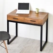【Hopma】輕復古極簡雙抽工作桌 台灣製造 電腦桌 辦公桌 書桌