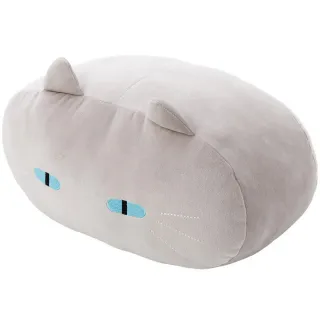 【NITORI 宜得利家居】QQ靠墊 MOCHIMOCHI 灰貓 SC142(QQ靠墊 灰貓 MOCHIMOCHI)