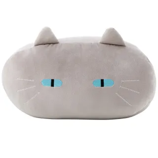【NITORI 宜得利家居】QQ靠墊 MOCHIMOCHI 灰貓 SC142(QQ靠墊 灰貓 MOCHIMOCHI)