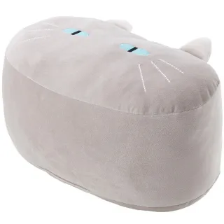 【NITORI 宜得利家居】QQ靠墊 MOCHIMOCHI 灰貓 SC142(QQ靠墊 灰貓 MOCHIMOCHI)