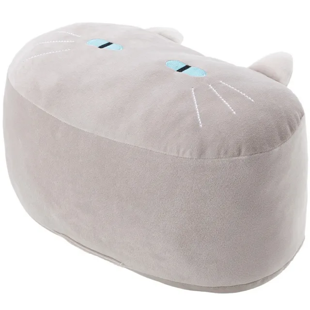 【NITORI 宜得利家居】QQ靠墊 MOCHIMOCHI 灰貓 SC142(QQ靠墊 灰貓 MOCHIMOCHI)