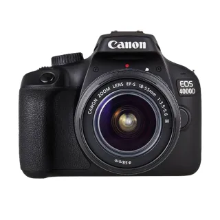 【Canon】EOS 4000D+18-55mm III 單鏡組(中文平輸)