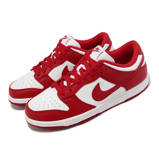 NIKE 耐吉】休閒鞋Dunk Low SP 男鞋紅白大學紅聖約翰大學(CU1727-100