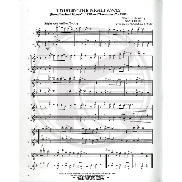 【Kaiyi Music 凱翊音樂】電影歌曲二重奏樂譜 可混任2種樂器-長笛／短笛樂譜 適用1-4級
