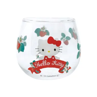 【SANRIO 三麗鷗】不倒翁玻璃杯 Hello Kitty(餐具雜貨)