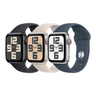【Apple】Watch Series SE2 2023 LTE版 40mm(鋁金屬錶殼搭配運動型錶帶)