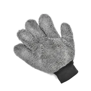 【KT BIKER】五指洗車手套(加厚雙面 洗車手套 珊瑚絨手套 洗車毛巾)