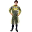 【OMAX】攜帶型輕便雨衣-60入(黃色)